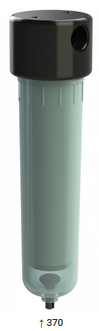 Filtergehäuse Alu-Filter Polycarbonat 370